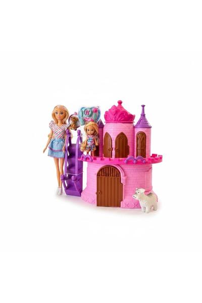 NW NessiWorld Sh40817 11.5" doll + 3.5" doll and castle set