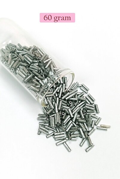Royaleks Group Long Tube Cut Beads Diameter 2mm Length 10 mm - 60 Grams - Pat...