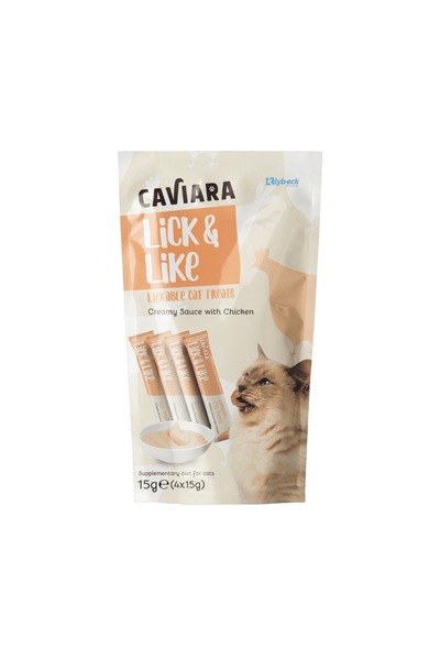 Caviara كافيارا مكافآت الدجاج للقطط 4×15 غ