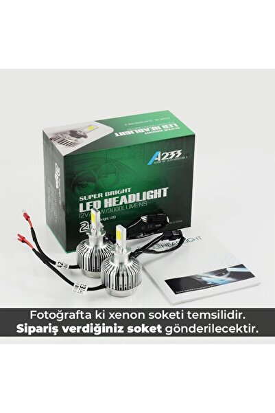 aks Boostzone Led Xenon Ampul H1 Beyaz 12V / 33W / 3000Lumens