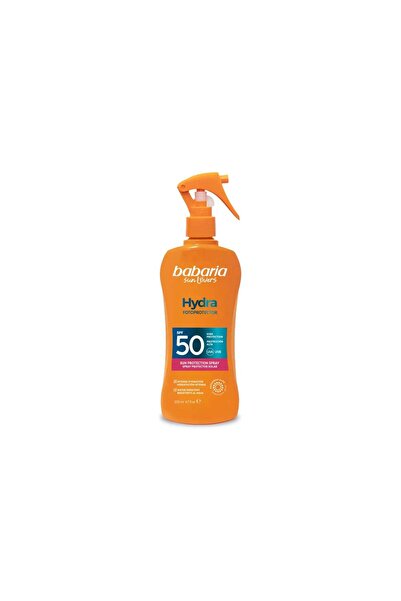 Babaria Loțiune solară cu protecție ridicată, tip spray, SPF 50+, UVA și UVB,...