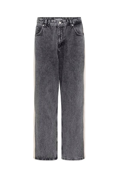 S13 Store Side Striped Baggy Fit Jeans