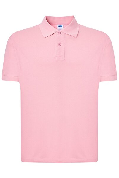 JHK Tricou polo barbati Milan, bumbac 100%, pink