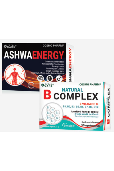 Cosmo Pharm Supliment alimentar cu extracte vegetale și vitamine B, 60 capsule