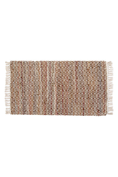 Zumzeria Covor din piele artificială maro 100x60cm