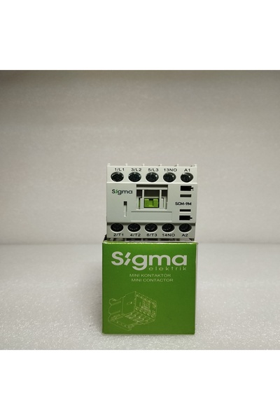 Sigma SCM0910230-4 kW 9A 230V A.g. Mini Kontaktör(1no)