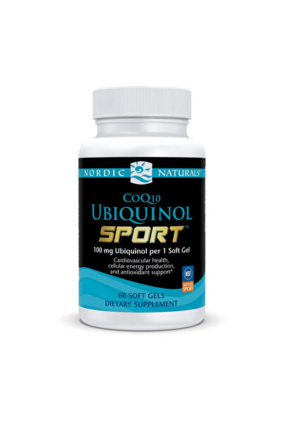 Nordic Naturals Coenzima Q10, 100 mg, Nordic Naturals, Ubiquinol Sport, 60 ca...
