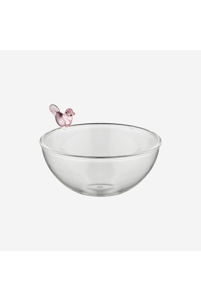 CHIARA ALESSI Autumn Transparent Borosilicate Glass Soup Bowl 10 cm