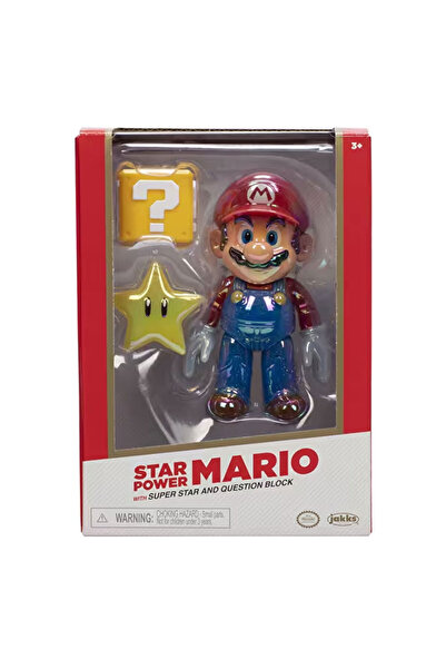 Super mario Nintendo Figürü Mario ve Star 10 cm