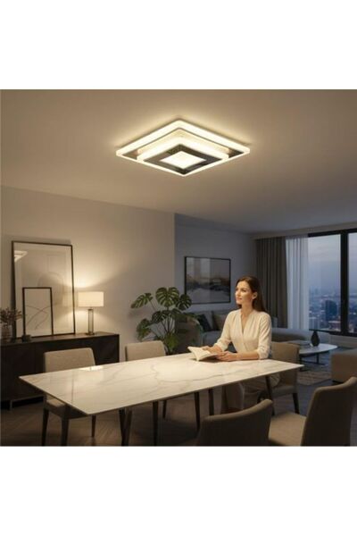 DELIGHT Plafonieră LED SINOPE 34W/2900LM 3000K/4000K/6500K 220X220X50MM