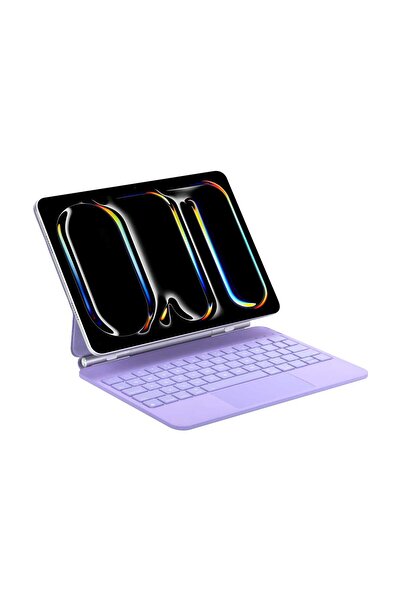 Fogy Ipad Air 11 4/5 Nesil M1/m2/m3 Uyumlu X7 Magic Keyboard Touchpad Işıklı ...