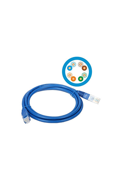Alantec Cablu patch A-LANTEC pentru cablare structurală UTP cat.5e, 1.0m, alb...