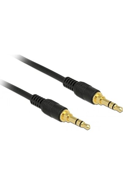 DELOCK Cablu Jack 3.5mm - Jack 3.5mm 1m negru (85547)