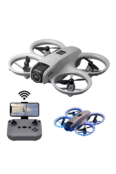 Kaliteyi Bul Işıklı Mini Drone Çift Batarya ve Yedek Pervane Setli