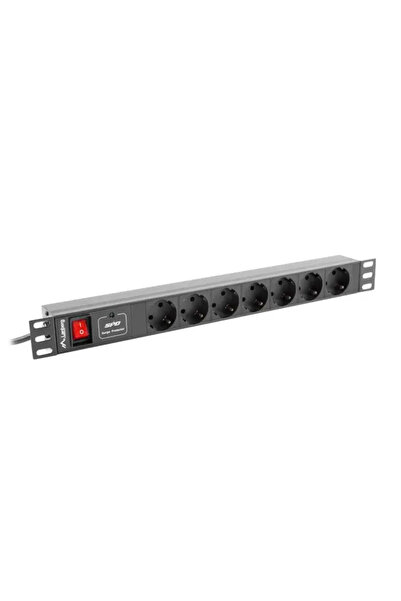 Lanberg Power Socket - 7 Sockets with Switch PDU-07F-0200-IEC-BK 220-250 V 10...