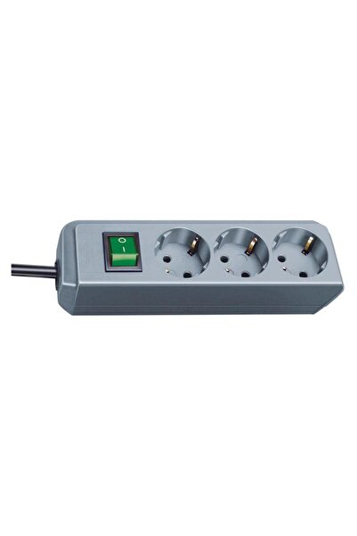 Brennenstuhl Πολύπριζο 3 θέσεων, 1,5μ H05VV-F 3G1,5 Γκρι