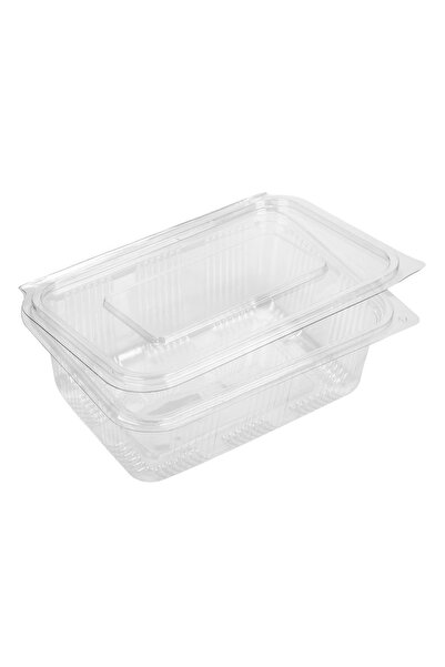 Zumzeria Transparent Food Containers with Lid 1000cc - 3pcs