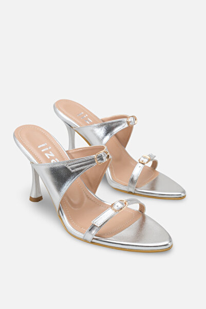 Liza Shoes Cansu women's heeled slippers with belt a012 - k525