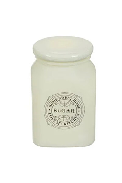Zumzeria Recipient de zahăr din sticlă Ecru Sweet Home - 900ml