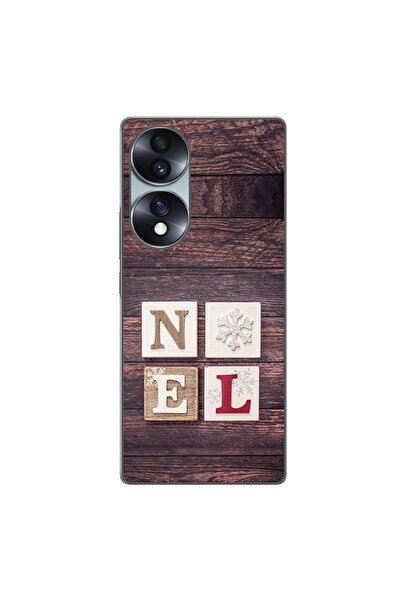 OEM Husa compatibila cu Honor 70 Silicon Gel Tpu Model Craciun Noel Wood