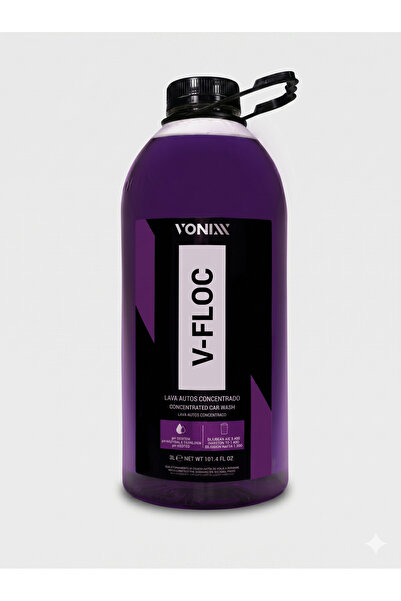VONIXX V-FLOC – Süper Konsantre Ph Nötr Araç Şampuanı 1: 400 - 3 Litre