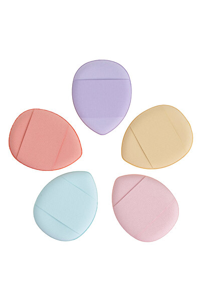 Zumzeria Pastel Color Tear-Shaped Makeup Sponges 3x4cm - 5 pcs