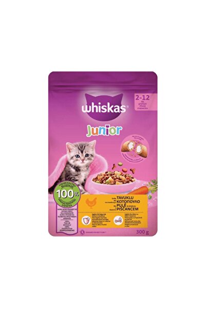 Whiskas yavru kedi tavuklu kuru mama 300 g