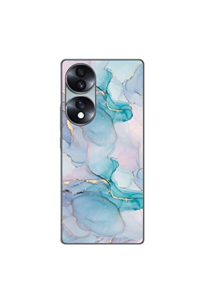 OEM Husa compatibila cu Honor 70 Silicon Gel Tpu Model Abstract Watercolor Ma...