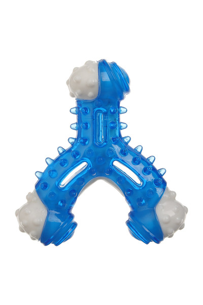 Zumzeria Blue Bone Teething Toy for Dogs 11cm