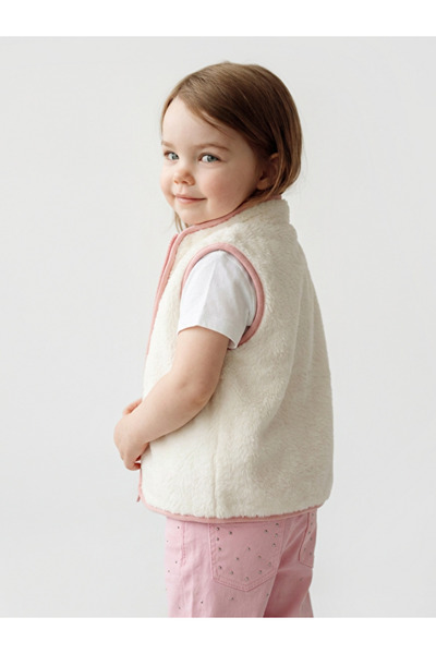 LC Waikiki Ravishing Roba Collar Baby Girl Plush Vest from Uzg Store for Styl...