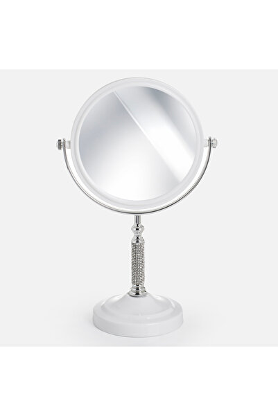 Zumzeria Double Mirror with Silver Rhinestone Ø17x32cm