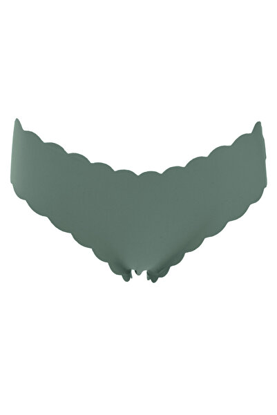 Zumzeria Mint Green Curved Laser Cut Hipster Panties