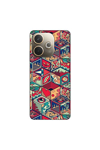OEM Husa compatibila cu Oppo A5 Pro Silicon Gel Tpu Model Pop Art Geometric