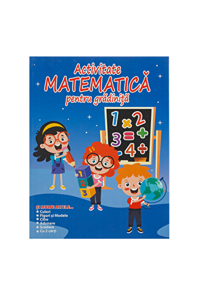 Zumzeria Carte educativă A4 cu activități de matematică pentru grădiniță - 36F