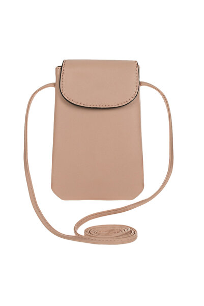 OEM Beige-Nude Mobile Phone Case with Strap 11.5x1.5x16cm