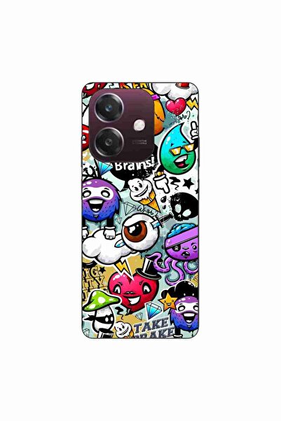 OEM Husa compatibila cu Oppo A60 5G Silicon Gel Tpu Model Pop Art Graffiti