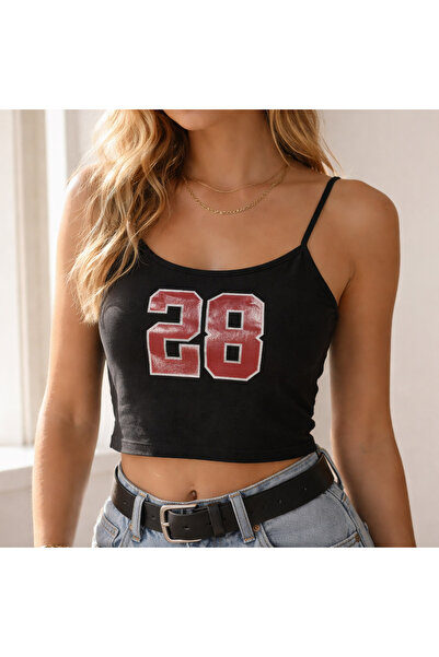 Zumzeria Women's Black Crop Top