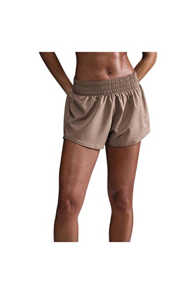 Nike Womens One Dri-FIT Mid-Rise Brief-Lined Shorts M