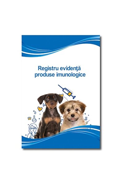 OEM Registru produse imunologice, uz veterinar, 50 File, format A4