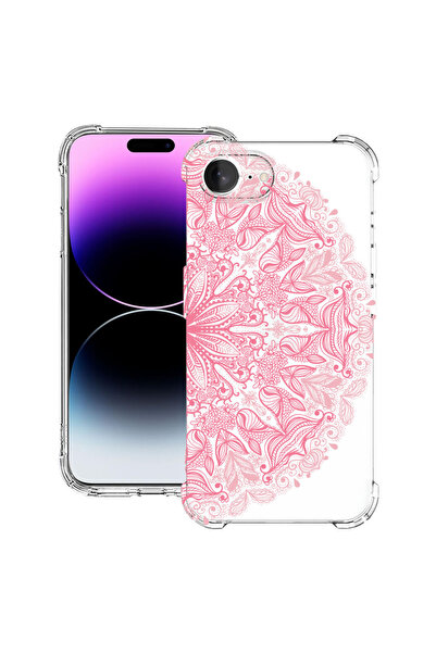 bestcase Husă Antișoc pentru Apple iPhone 17e, Roz Dantelă, 3144023 AS 21