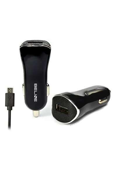 Beline ≈Åad. Sam. 1x USB + MicroUSB 1A Negru/Negru