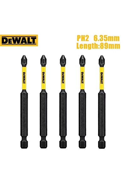 Choice4 DEWALT 5PCS DEWALT PH2 Phillips Original 89mm Drill Impact Rotary Ele...