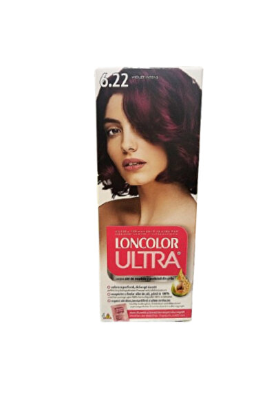 Loncolor Ultra Vopsea de par permanenta 6.22 Violet Intens,100 ml