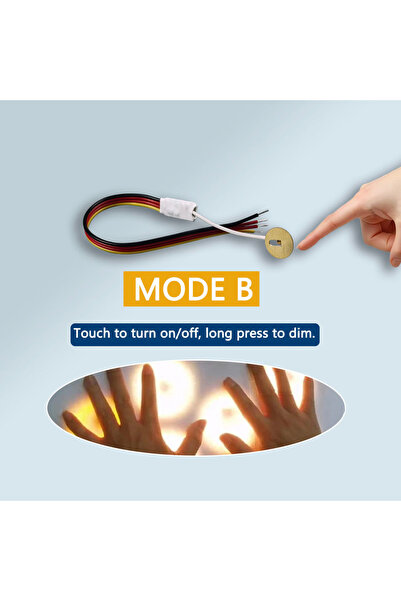 Choice1 ON OFF Dimming DC3.7-24V 2.5A Touch Dimmer Switch Mini Intelligent To...