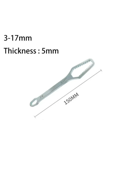 Choice1 1PC 3-17mm 8-22mm 3-17mm Double End Universal Wrench Multifunctional ...