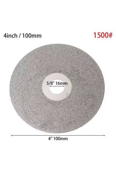 choice2 قرص طحن ماسي مطلي بالألماس 1500 جريت، قطعة واحدة، 4 بوصة 100 مم، قرص ...