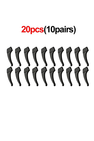 Choice9 Back 10pairs 2/40pcs Silicone Ear Hook Anti-slip Glasses Leg Ear Slee...