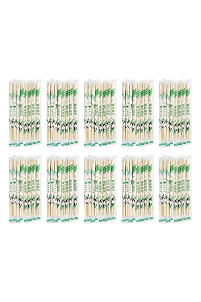 Choice 100pcs 100 Pcs Disposable Chopsticks Separated Package Bamboo Round Ch...
