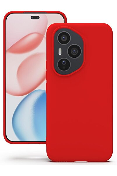 bestcase Premium Liquid Silicone Case For Honor 400 Pro, Microfibra in interi...