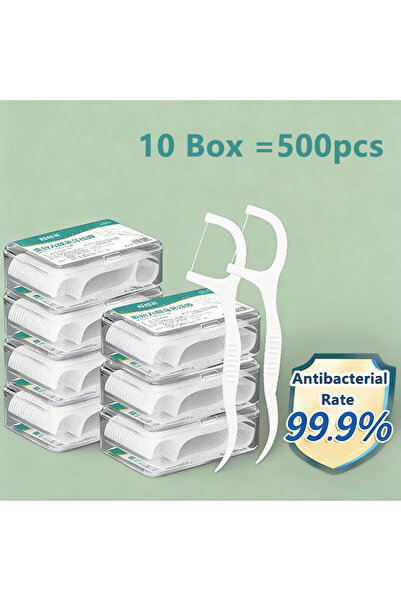 Choice4 صندوق C607-10، صندوق 1/2/5/10، خيط تنظيف أسنان محمول للاستخدام مرة وا...